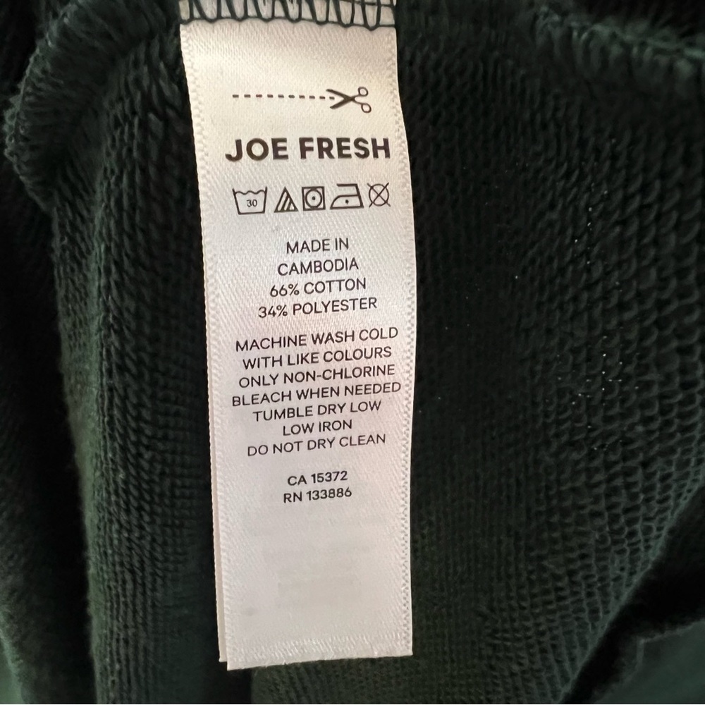 NWOT Joe Fresh two piece lounge wear set hoodie and jogging pants womenโs medium - Picture 13 of 14